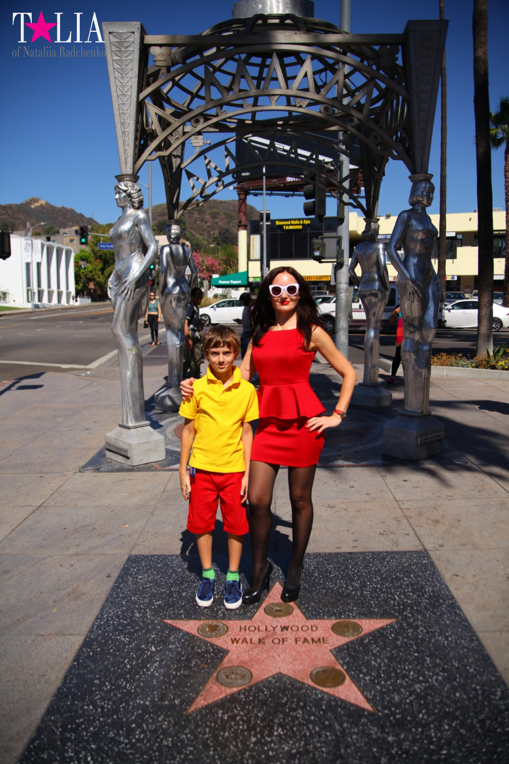 Hollywood Walk of Fame + "Four Ladies of Hollywood"